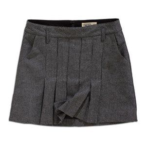 Timeout Wool Houndstooth Pleated Skirt